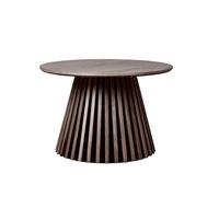OSAKA - Table basse ronde finition chêne marron D70 Marron