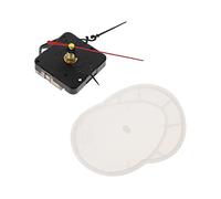 OSALADI 1 Ensemble Moule Silicone pour Horloge Murale Diy Kit Complet avec Mécanisme pour Artisanales et Décorations Personnalisées
