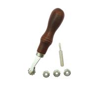 OSALADI 1 Ensemble Set Outils Espacement Cuir Roue Espacement Américaine pour Artisanat Cuir Outils Diy pour Travailler Poignée Confortable