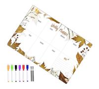 OSALADI 1 Ensemble Tableau Mémo Acrylique Transparent de Planificateur de Bureau Effaçable à Sec pour Tâches et Notes