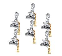 OSALADI 1 Jeu Bijoux De Chapeau De Baccalauréat Breloques Pour La Fabrication De Bijoux Charmes 2022 Pour L'obtention Du Diplôme Accessoires Pendentif De La Saison Des Diplômes 6 Pièces