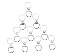 OSALADI 1 Jeu Boucle À Ressort Lot De Anneaux Porte Clés Pour Diy Accessoires De Pratique Élégant 10 Pièces