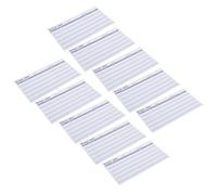 OSALADI 1 Jeu Budget Bleu Horizontal Cartes De Consommation Pour Commerciale Feuilles De Budget De Bureau Pratiques Et Économiques 20 Pièces