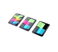 OSALADI 1 Jeu Onglets Colorés Fluo Pet Marqueurs De Page Autocollants Notes Mémos Écrits Indicateurs Pour Documents Paquet De 3
