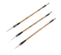 OSALADI 1 Jeu Pinceaux De Calligraphie Traditionnelle De Pinceaux Pratiques Pour Écrire Et Peindre Pour Débutants Et 3 Pièces