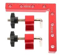 OSALADI 1 Jeu Pinces Pour Pinces Métalliques à 90 Degrés Pinces De Coin Darmoire Outil De Travail Du Bois Pince En Forme De l Pinces à Bois Outils Angle Droit Alliage D'aluminium Fixation