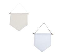 OSALADI 1 Jeu Présentoir À Broches Petit Drapeau Épingle Badge Vintage Uni Clé Toile Solide Fanion Revers Décoration Murale Pour Chambre D'Enfant Polyester Et Coton 2 pièces