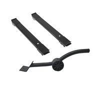 OSALADI 1 Jeu Support Lave Linge Cannage Rouleau Treteaux Reglables Visage Rouleau Curseurs D'appareils Rouleau D'électroménager Déménageur De Machine à Laver Black Acier Inoxydable