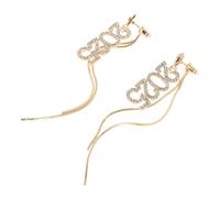 OSALADI 1 Paire Boucles D'oreilles Branché Boucle D'oreille Numéro Avec Pompon Boucle D'oreille Pour Elle Balancement D'oreille Pendentif D'oreille Alliage