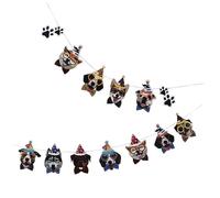 OSALADI 1 Pièce Guirlande de Fête Anniversaire pour Décoration Murale Thème Animal Fanion pour Anniversaire Animaux Accessoire Original