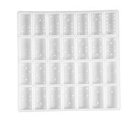 OSALADI 1 Pièce Moule à Domino Silicone pour Fabrication de Bonbons et Outil Créatif pour DIY Accessoires et Bijoux pour Familles et Amateurs de Jeux
