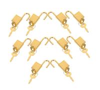 OSALADI 10 Ensembles Mini Padlocks With Keys Vintage Small Locks For Jewelry Boxes Diaries Travel Bags Wooden Treasure Chests And Toolboxes Cute Compact Security Accessories