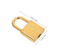OSALADI 10 Ensembles Mini Pirate Padlocks With Keys Small Lockable Diary Jewelry Storage Box Lock Accessories For Treasure Chest Backpack Gym Locker
