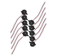 OSALADI 10 Pièces Buzzer Électronique Piezoactif DC Alarme Sonore Continue pour Indicateurs Voiture et Dispositifs Alerte Électrique