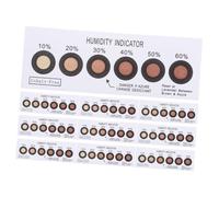 OSALADI 10 pièces Carte Indicateur Humidité Réutilisable Lot de Cartes de Mesure de Humidité Changeant de Couleur Bleu à Rose pour Maison et Circuits Imprimés