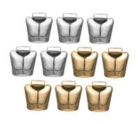 OSALADI 10 Pièces Cloches pour Animaux Décoratives Cloche de Vache Mouton avec Accessoire de Noël pour Collier de Chiens et Chats Décoration Durable et Pratique