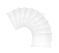 OSALADI 10 pièces Housse de Protection Transparente Étanche Lot de Couvre Réutilisables pour Cahiers Scolaires et Bureaux Protection Plastique Claire pour Prolonger la Durée de Vie