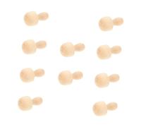 OSALADI 10 pièces Jouets Champignon à Peindre Pions DIY pour Garçon Fille de Dessin Créatif Naturel Décoration Durable
