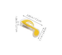 OSALADI 10 pièces Lot de Clips de Pages Musicales Colorés Résistants et Portables Supports Multifonctions pour Partitions Notes et Mémos Maintien Sécurisé pour Piano et Plus