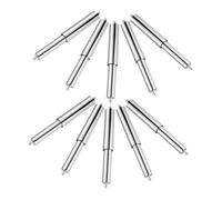 OSALADI 10 Pièces Lot de Tiges de Rechange Acier Inoxydable Chromé avec Ressort pour Support Papier Toilette Ajustable pour Usage Commercial et Domestique