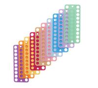 OSALADI 10 Pièces Organisateur de Fil à Broder Plastique Planche de Rangement pour Fil de Broderie et Point de Croix Outil de Stockage et Résistant pour Travaux de Couture