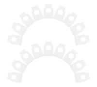 OSALADI 100 Étiquettes Vierges Double Face en PVC Imperméables Réutilisables Étiquettes à Suspendre pour Bouteilles de Vin Cave et Organisation Lot Pratique pour Collectionneurs