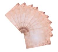 OSALADI 100 Feuilles papeterie vintage papier à lettres fixe Papier d'imprimante pour l'artisanat à invitation décorative vintage à Brun