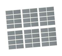 OSALADI 100 pièces Autocollants à Gratter Rectangulaires Étiquettes Autocollantes DIY Faciles à Coller et Gratter pour Jeux Surprises et Activités