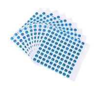 OSALADI 100 pièces Autocollants Numérotés Ronds Étiquettes Autocollantes et Étanches PVC pour Marquage Vêtements Boîtes et Bricolage