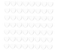 OSALADI 100 Pièces Cabochons Verre Transparent Forme Cœur pour Fabrication Bijoux DIY Accessoires Pendentifs Patches