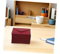 OSALADI 100 Pièces Enveloppes Invitation Unies Rouge Sobres pour Cartes Enveloppes Vierges Élégantes pour Mariage Anniversaire Remise de Diplômes et Fêtes