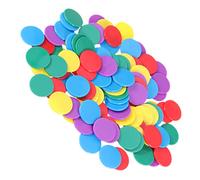 OSALADI 100 pièces Jetons Ronds Acryliques Colorés pour Apprentissage Mathématique Compteurs Éducatifs pour Garçon Fille Jeu de Comptage Ludique et Pédagogique