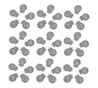 OSALADI 100 pièces Pendentifs Cinq Éléments Vintage pour Fabrication de Bijoux Breloques Chanceuses Métalliques pour Colliers et Bracelets Accessoires Femmes Assortiment Mixte