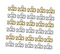 OSALADI 100 Pièces Pendentifs pour Création de Bijoux de Charms pour Bracelets Colliers Boucles Oreilles et Porte Clés pour Fêtes de Graduation Nouvel An