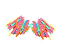 OSALADI 100 Pièces Polygonal Splicing Sticks Building Sticks For Plastic Geometry Teaching Tool For Classroom And Home Learn Shapes Angles Area And Perimeter