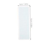 OSALADI 100 Pièces Practical Tape Organizer Boards With Rounded Corners Frosted Matte Finish Lightweight And Portable Tape Dispensers For Crafting Journaling And Daily Use