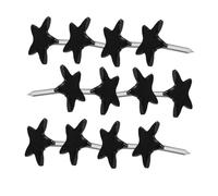 OSALADI 100 Pièces Push Pins Star Shape Metal Flat Head Thumbtacks for Cork Boards Photos Maps Reusable Decorative Drawing Tacks for Home Office School