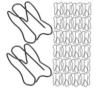 OSALADI 100 Pièces Tooth Shaped Paper Clips Set Metal Bookmarks For Organizing Documents Notes Office And School Stationery