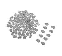 OSALADI 100 Pièces Vintage Five Element Pendant Charms Alloy Chinese Blessing Jewelry For Necklace Earrings Bracelet Making Assorted Style Craft Accessories