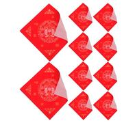 OSALADI 100 Pièces Xuan Paper With Flecks For Chinese Year Calligraphy Rice Paper Spring Festival Couplets Handwritten Fu Character Decorations