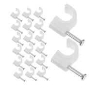 OSALADI 100pièces Clips Câbles Autocollants Pour De Câbles Fixation De Fils Organisateur Pour Électroménagers Et Bureau