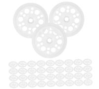 OSALADI 100pièces Rond Washers Plastiques Pour Isolation Fixation De Panneaux Isolants Faciles à Installer Et Pratiques Pour Applications Intérieures Et Extérieures