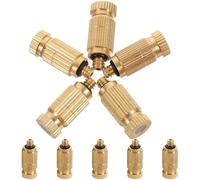 OSALADI 10pcs Buses de Brumisation Haute Pression en Laiton Joints Toriques Auto-étanches, Anti-rouille, pour Système D'irrigation Agricole et Aménagement Paysager