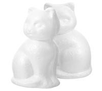 OSALADI 10Pcs Mousse Chat Fait Main Embryon Bricolage Artisanat Mousse Modèle Artisanat Mousse Animal Artisanat Mousses Embryons Mousse Embryon Pour Artisanat Forme Animale Mousses