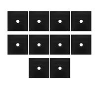 OSALADI 10pièces De Plaque De Cuisson De Couvertures Ptfe Résistantes Chaleur Tapis De Brûleur à Oil Accessoire De Cuisine Pratique Et Réutilisable