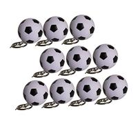 OSALADI 10Pièces Stylo Rétractable Forme de Football avec Porte Clés Stylos Amusants à Bleue comme Décoration de Sac Pendentif pour Filles