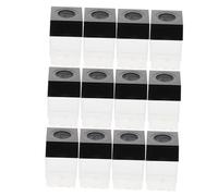 OSALADI 12 Pièces Boîte Magnétique pour Trombones Distributeur de Bureau Compact Organiseur Carré Plastique pour Bureau Rangement Aimanté et Épingles
