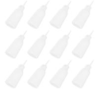 OSALADI 12 pièces Lot de Flacons Plastique à Pointe Fine pour Liquide Bouteille Doseuse Compacte pour Colle et Huile Applicateur Précis pour Usage Domestique et Industriel