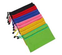 OSALADI 12 Pièces Lot Trousses à Crayons Étanches Tissu Oxford Pochettes Zippées Résistantes à Eau pour Maquillage Papeterie Organisation Scolaire et Voyage Design Football Sportif