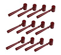OSALADI 12 Pièces Mini Marteaux de Bois pour Juges Accessoires de Costume Juridique Jouets Bois pour Garçon Fille Parfaits pour Fêtes à Thème Tribunal et Jeux de Rôle